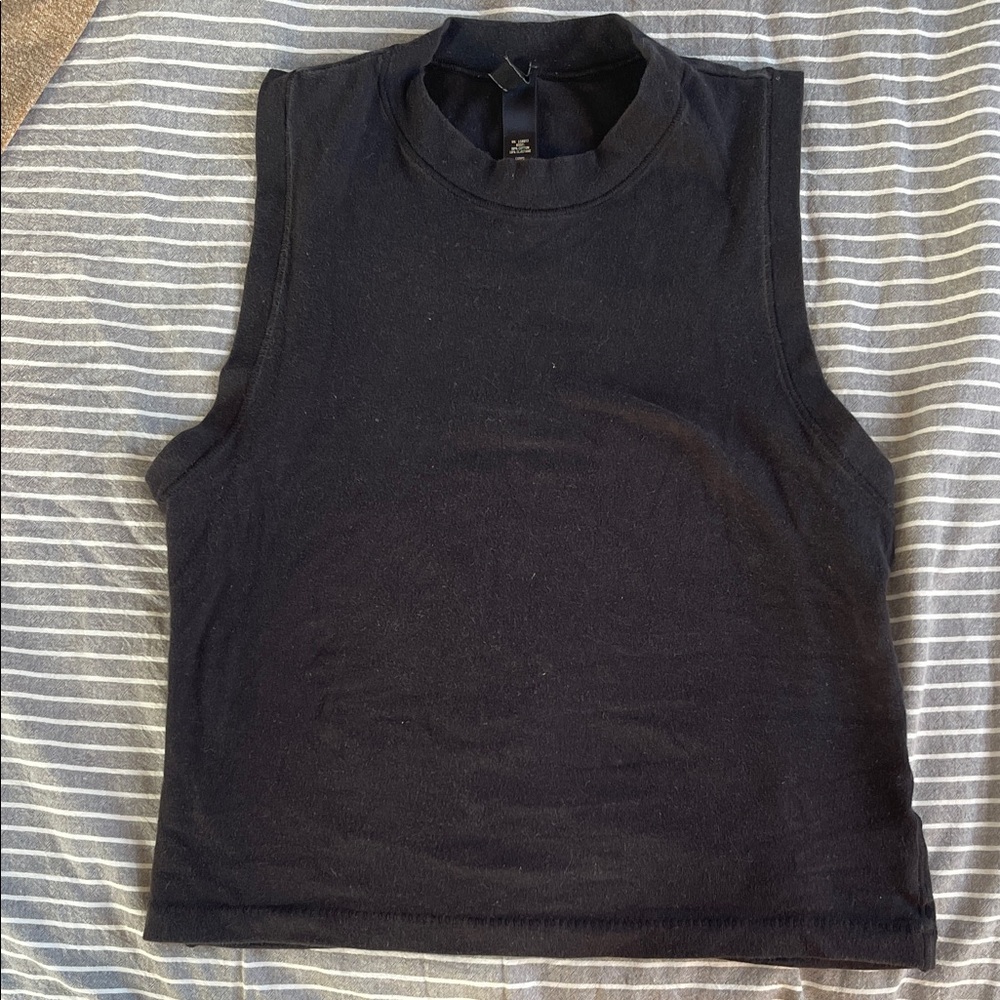SKIMS Black Muscle Tee